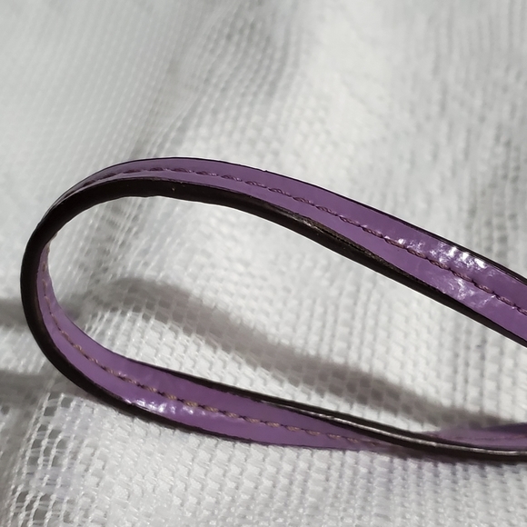 Coach Tan & Lavender Wristlet - Picture 6 of 6